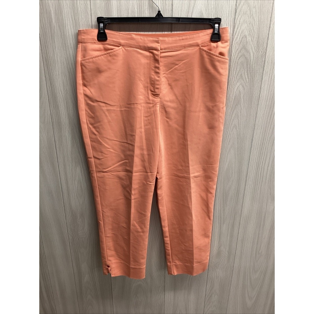 RUBY RD Women's (Size 12P) Ankle Length‎ Pants Hook & Eye Stretch